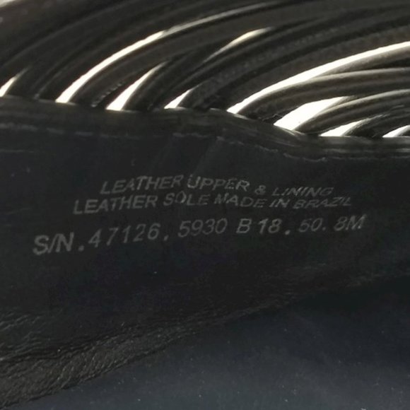 TORY BURCH Sienna Woven Leather Pointy Toe Mule Shoes Slip on Navy Blue 8 - Picture 9 of 9